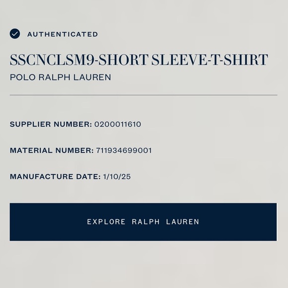 NWT Polo Ralph Lauren Beach Club Bear Rivera Cloud Dye Blue and White Authentic - Picture 8 of 9